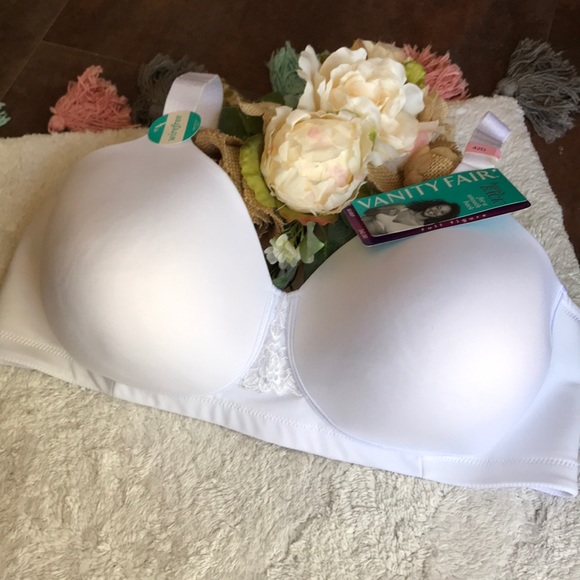 Vanity Fair Other - Vanity Fair beauty back white full figure 42D bra